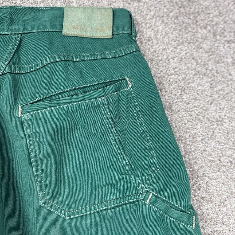 Vintage Marithe Francois Girbaud Shorts Men's 34 Green Carpenter Y2K USA